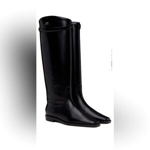Toteme Glossy Black Women's Winter Boots